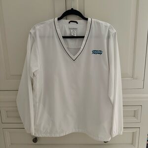 Cutter & Buck White Ladies Panthers pullover jacket